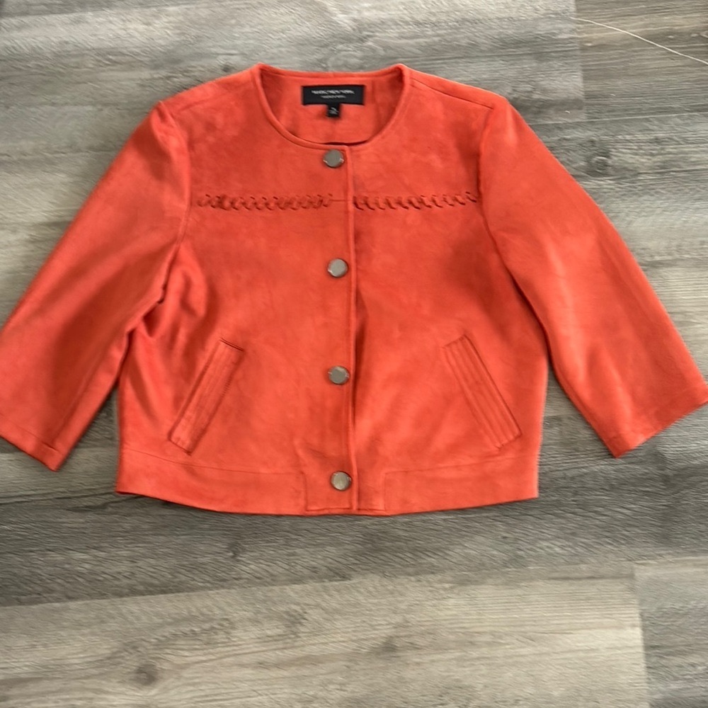 *Donated* Marc New York Three Quarter Arm Orange/Rust Blazer Size - Medium